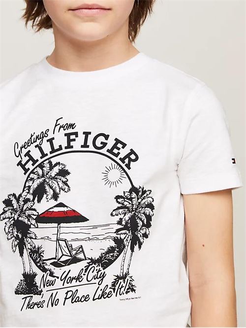 GREETINGS FROM TEE S/S TOMMY HILFIGER | KB0KB08939J/YBR